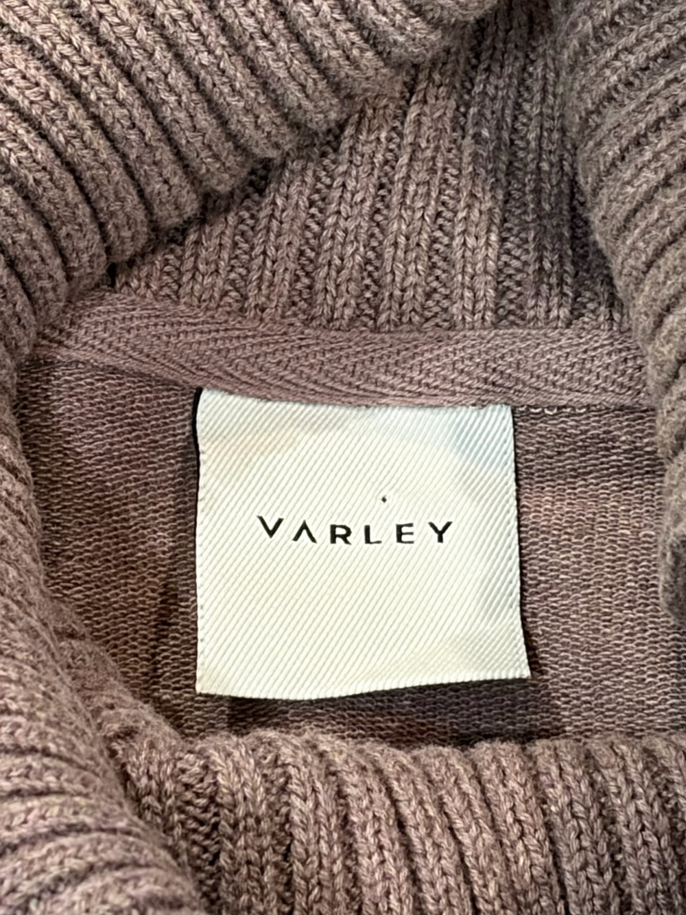 VARLEY Britannia Ribbed Cowl Neck Drawstring Sweater Size S - Picture 8 of 10